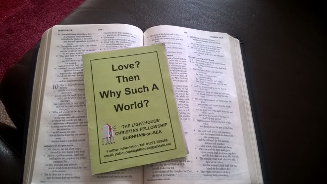 Fellowship with the street preacher. The gospel is being proclaimed. Such an encouragement!