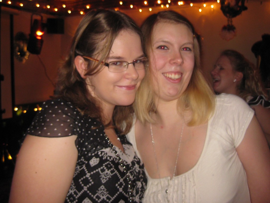 Old picture from a few years ago with me and my dear friend who I have known since nursery. :)
